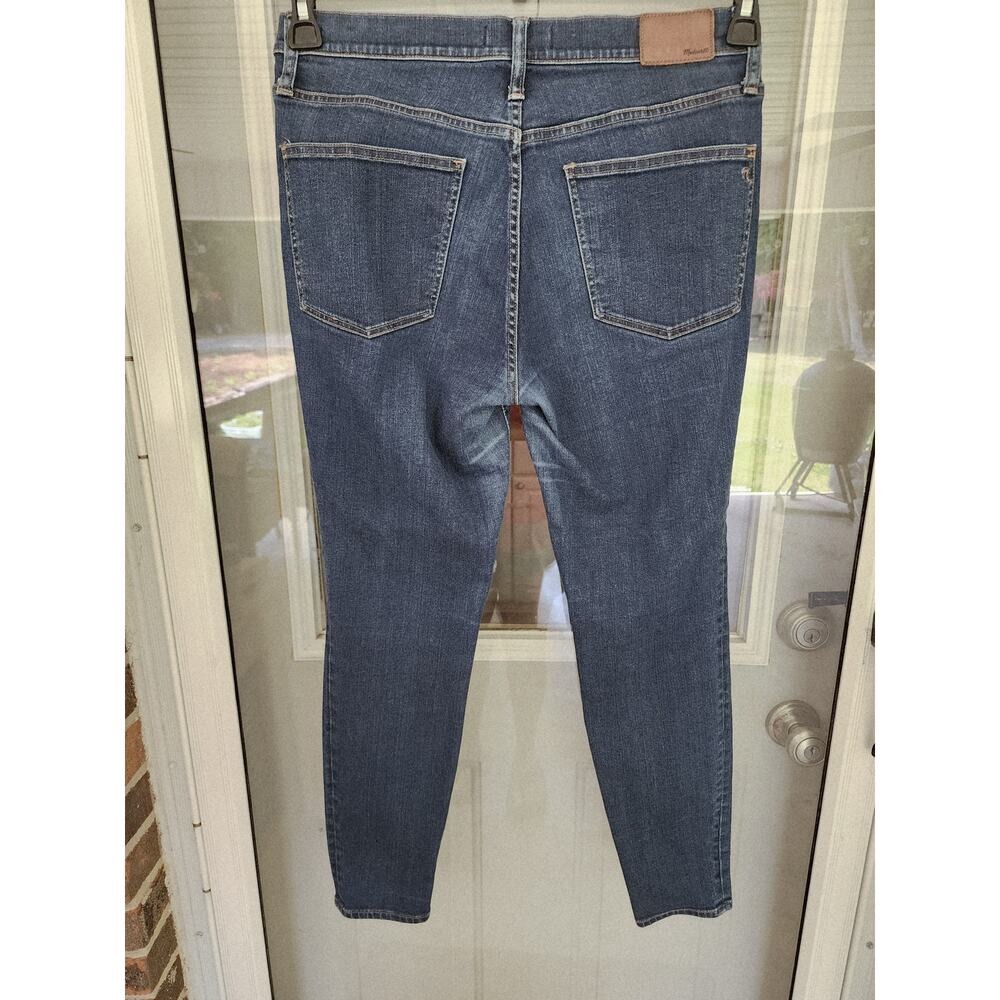 Madewell Womens Size 31 9" High Riser Skinny Skinny Denim Blue Jeans - Picture 5 of 12